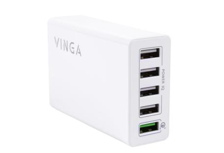 Зарядний пристрій Vinga M044 Smart Charge + QC3.0 (M044)