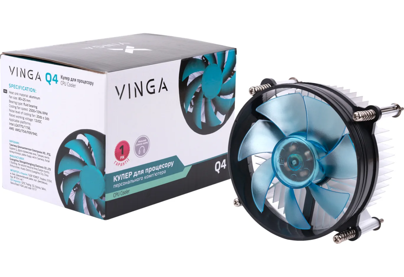 Кулер до процесора Vinga Q4