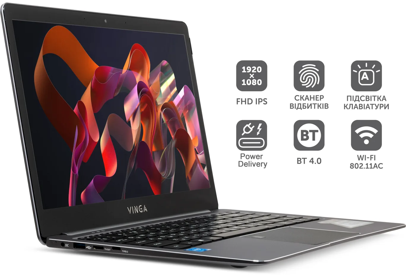 Ноутбук Vinga Iron S140 (S140-P538256G)
