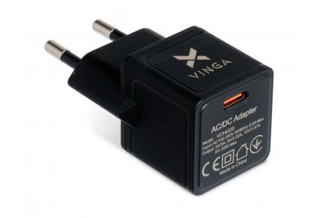 Зарядний пристрій Vinga USB-C 20W PowerDelivery Wall Charger (VCHG20)