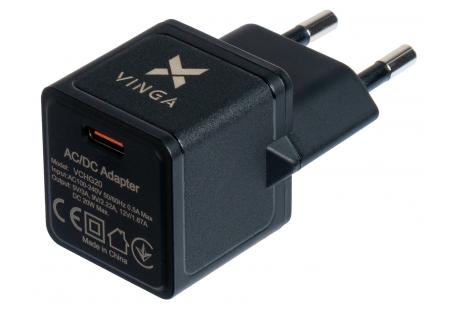Зарядний пристрій Vinga USB-C 20W PowerDelivery Wall Charger (VCHG20)