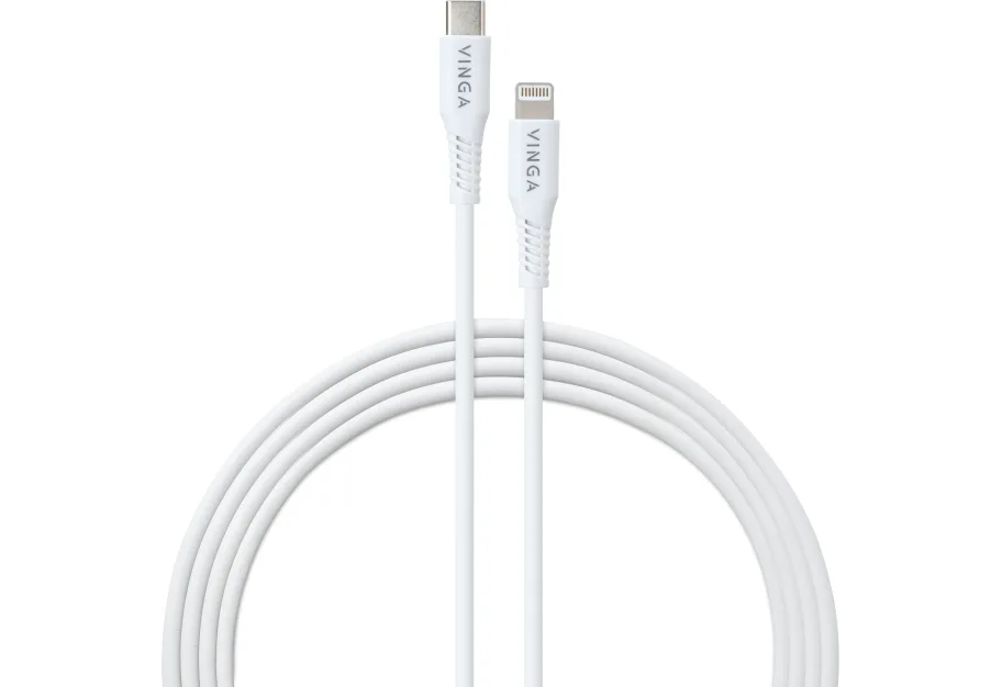 Data cable USB-C to Lightning 1.0m 3A 20W TPE Vinga (VCDCCLM231)