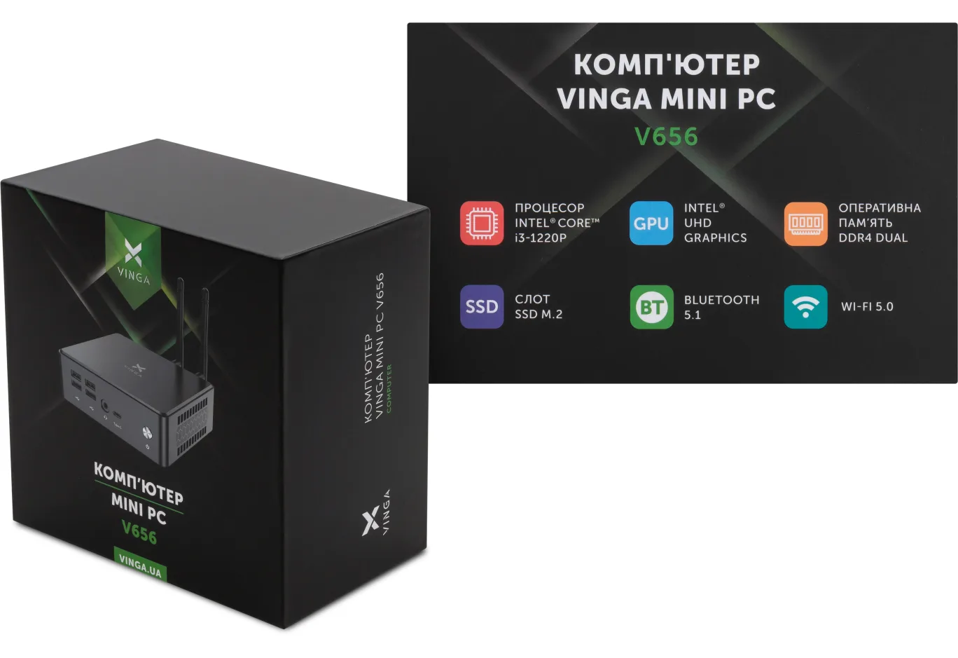 Комп'ютер Vinga Mini PC V656 (V6561220P.16256W1H)