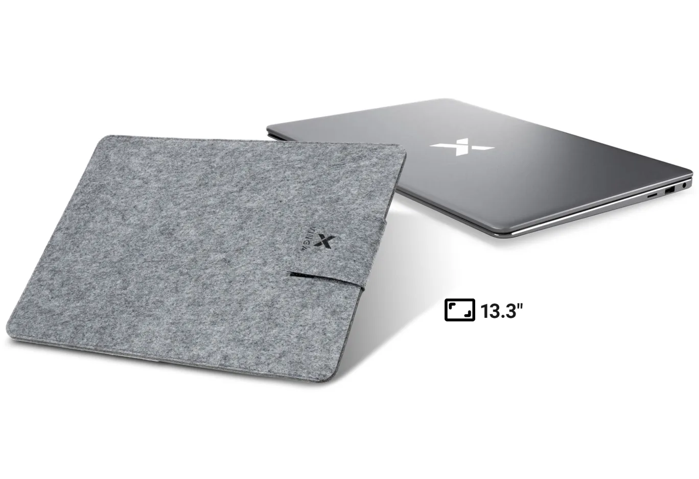 Laptop case Vinga 13" NSF130 Gray (NSF130GY)