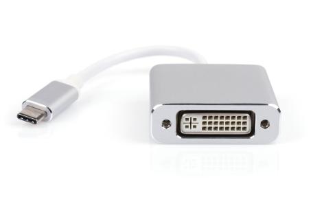 Перехідник Type-C Male to DVI 24+5 F 0.15m Vinga (USBCMDVI-01)