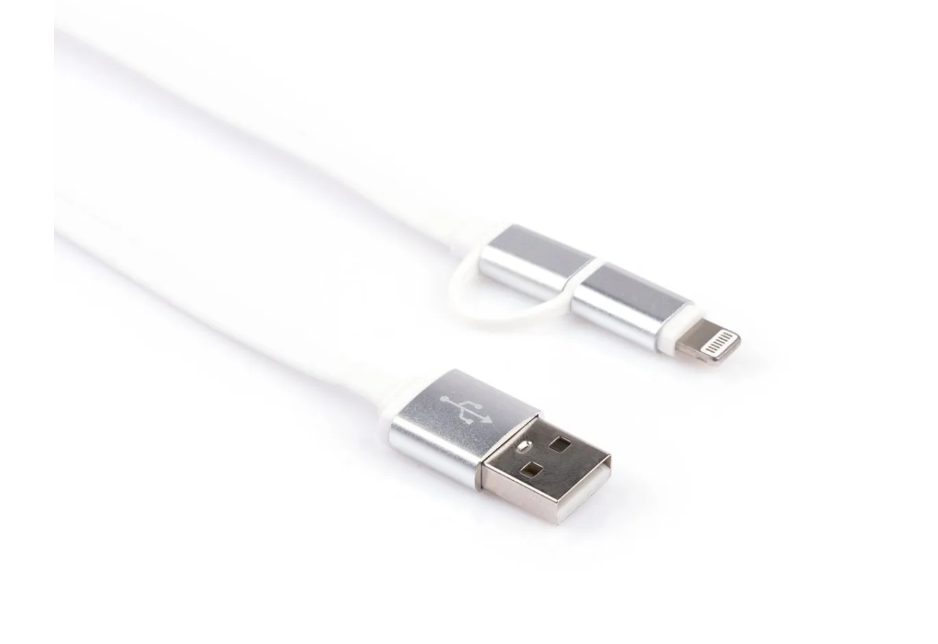 Data cable USB 2.0 AM to Micro 5P&Lightning 1.0m Vinga (USBAMMICRO&Lightning-1.0)