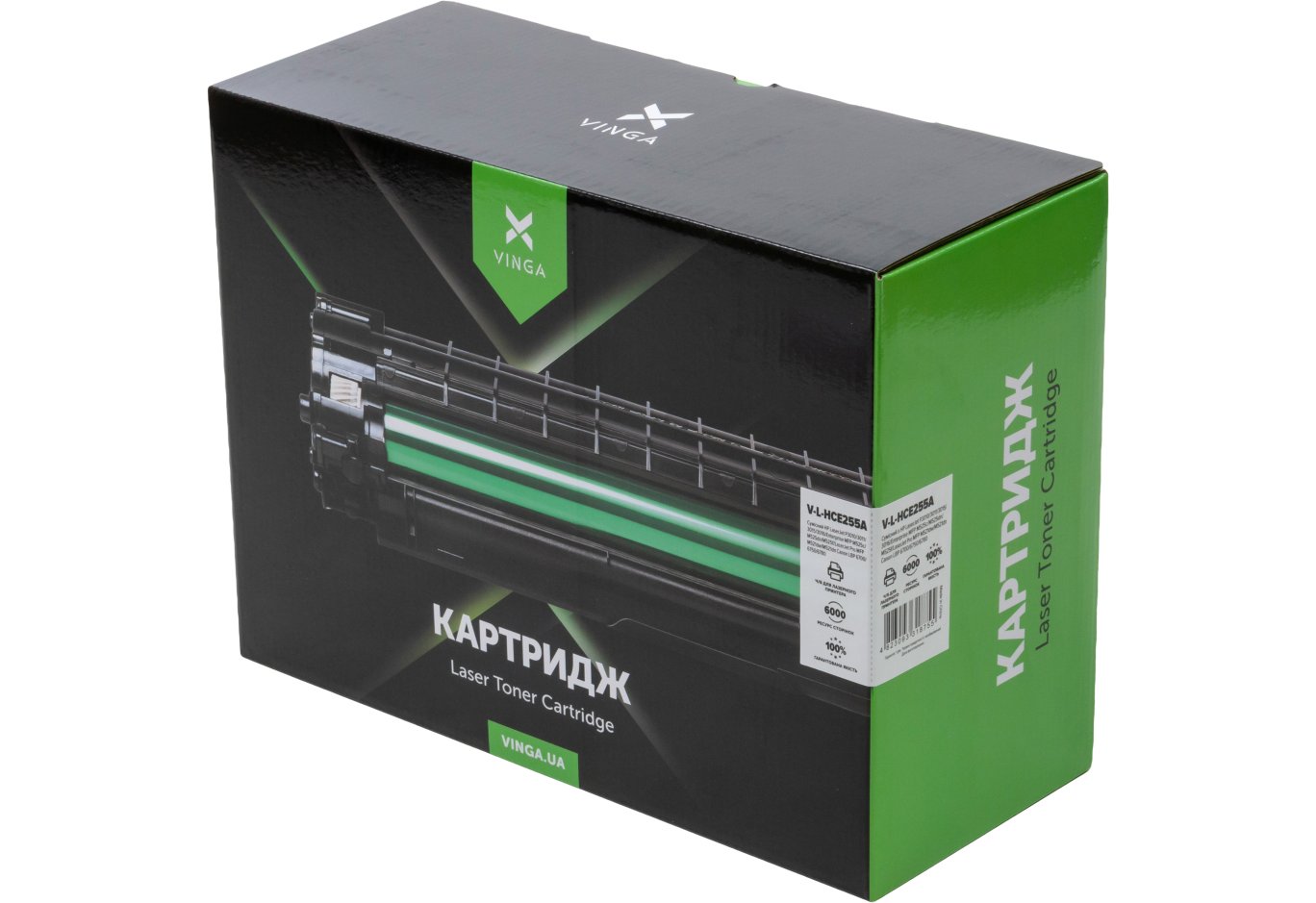 Картридж Vinga HP CE255A Black 6K (V-L-HCE255A)
