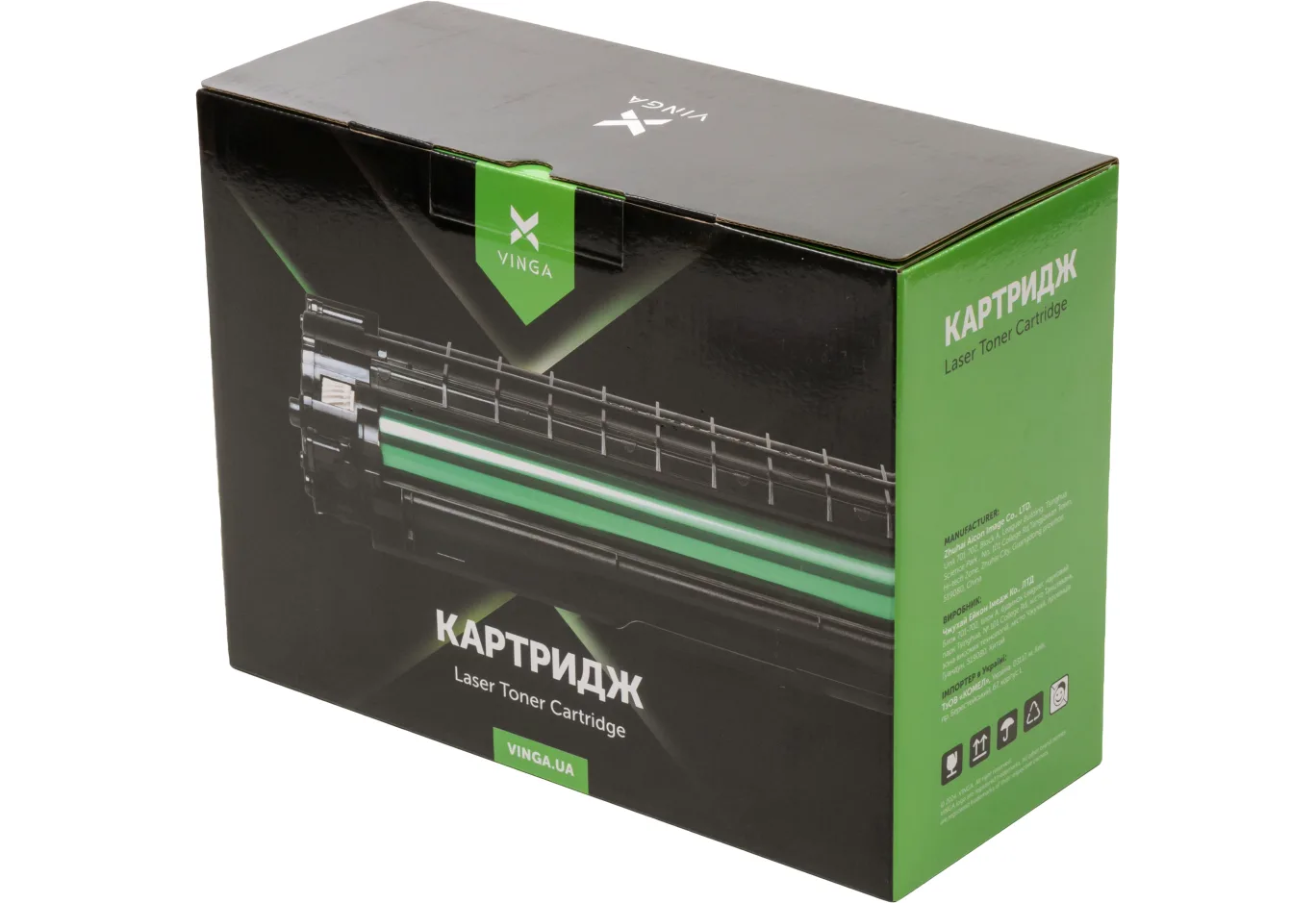 Картридж Vinga HP CE255A Black 6K (V-L-HCE255A)