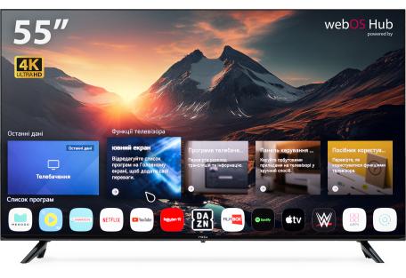 Телевізор Vinga S55UHD25QWEB
