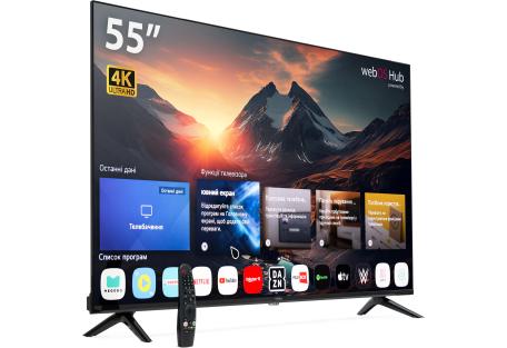 Телевізор Vinga S55UHD25QWEB
