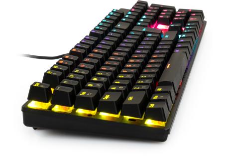 Клавіатура Vinga KBGM-101 LED Red Switch USB Black (KBGM-101 Black)