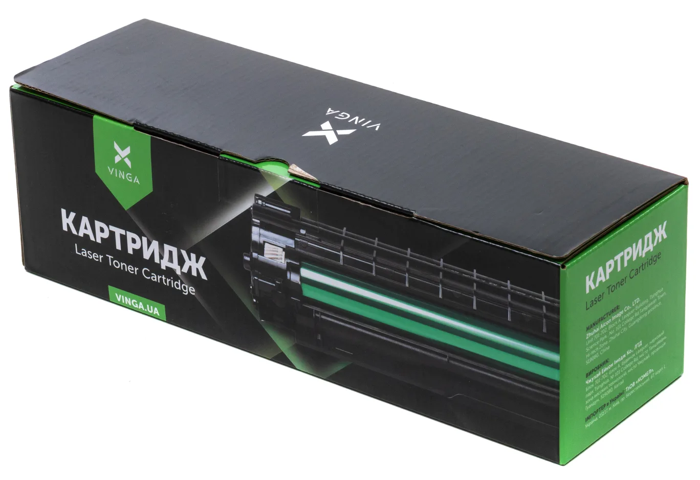 Cartridge Vinga CANON 046H Black /CF410X Universal, 6.6K (V-L-C046BX)