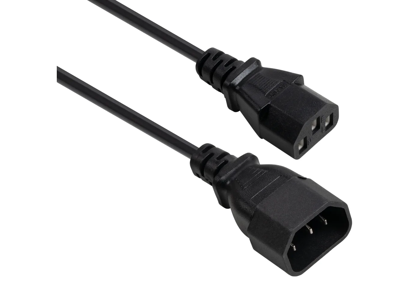 Кабель живлення C13 to C14 1.8m 0.75mm2 copper Vinga (VYPCC13141875CU)