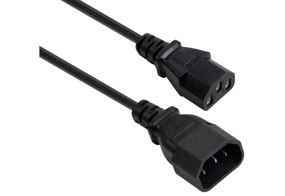 Кабель живлення C13 to C14 1.8m 0.75mm2 copper Vinga (VYPCC13141875CU)