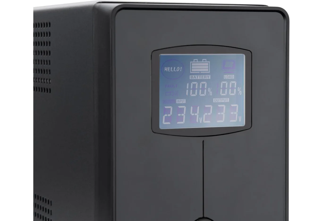 Uninterruptible Power Supply Vinga LCD 1200VA metal case with USB (VPC-1200MU)
