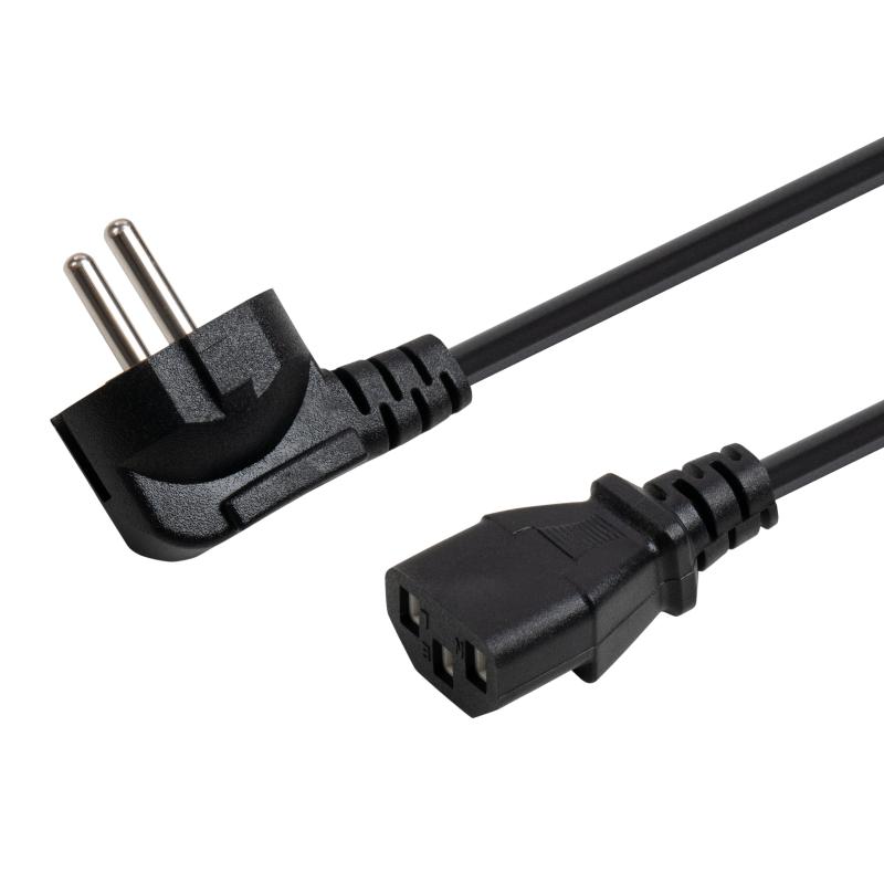 Кабель живлення C13 1.8m 1mm2 copper Vinga (VYPCC13181CU)