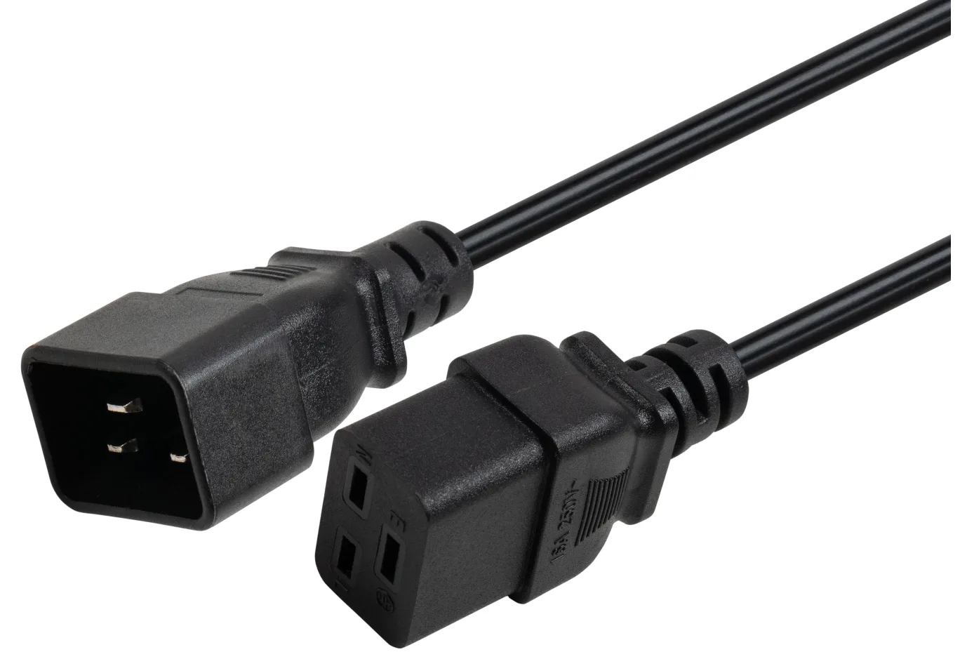 Power cable C19 to C20 1.8m 1.5mm2 copper Vinga (VYPCC19201815CU)