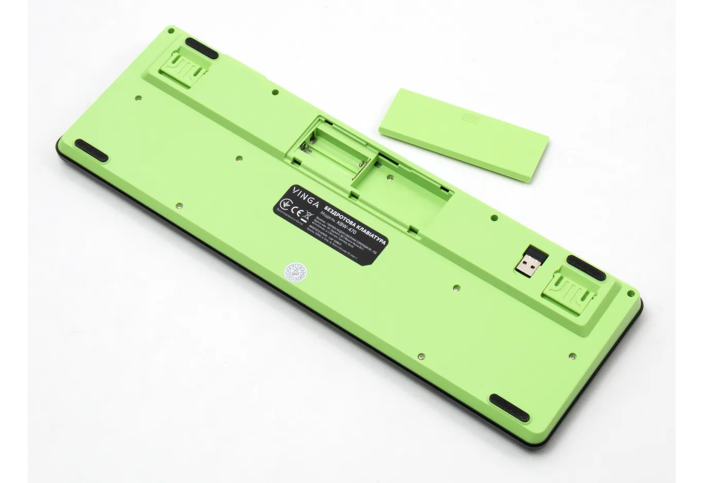 Клавіатура Vinga KBW-470 Wireless Gray (KBW-470 Gray)