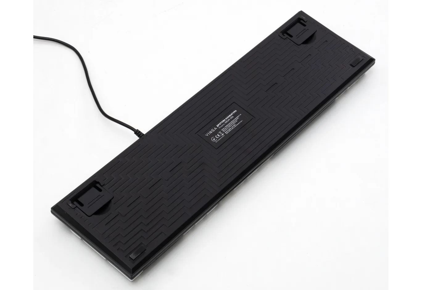 Keyboard Vinga KBGM-095 LED Orange Switch USB White/Black (KBGM-095Y White/Black)