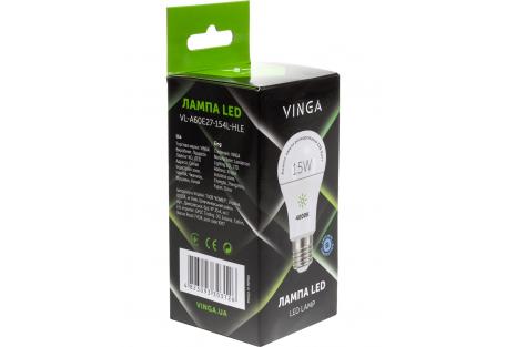 Лампочка Vinga VL-A60E27-154L-HLE