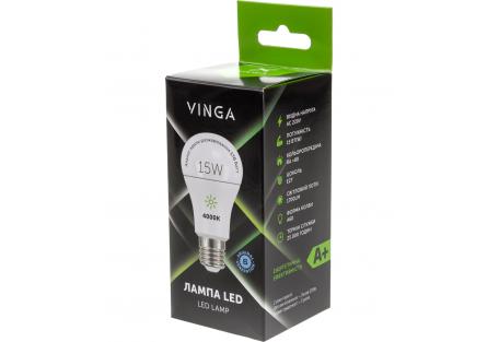 Лампочка Vinga VL-A60E27-154L-HLE