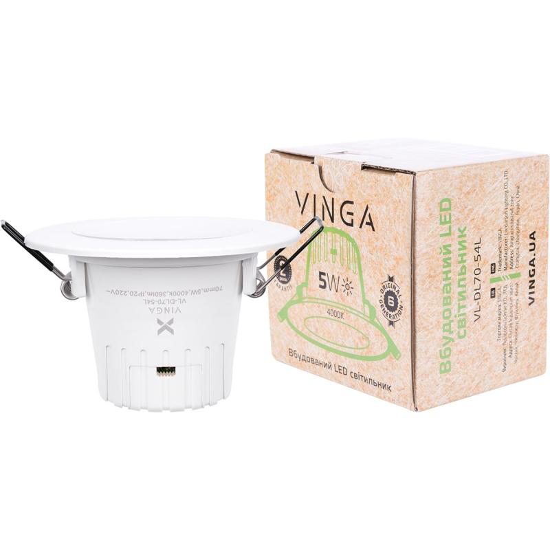 Світильник точковий Vinga VL-DL70-54L