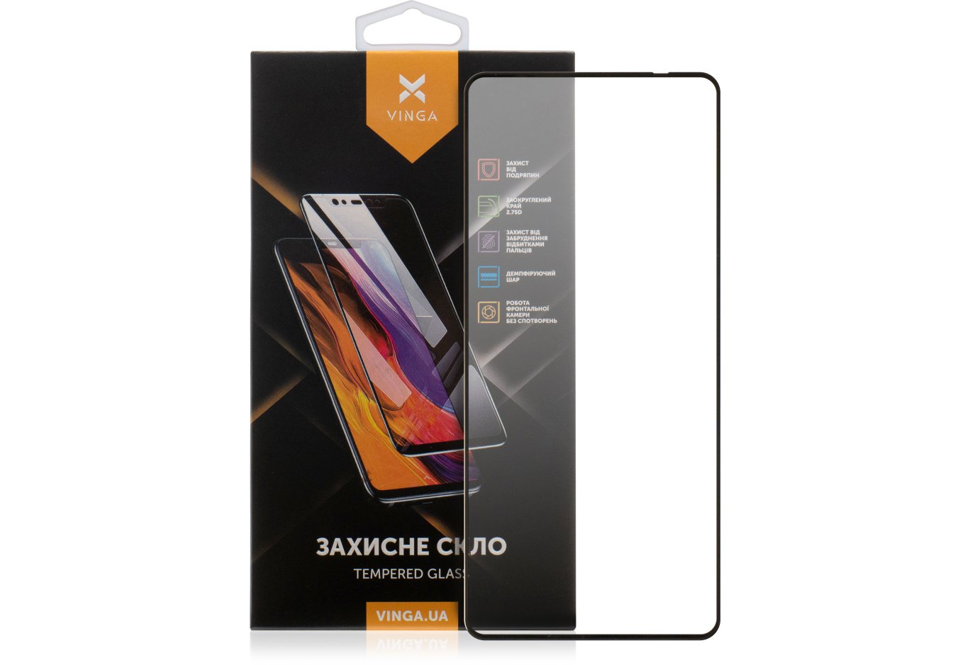 Скло захисне Vinga Moto G86 (VGMTG86)