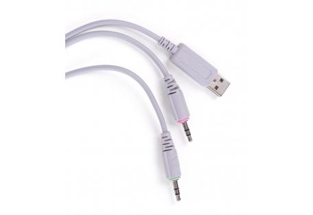 Навушники Vinga WereWolf White Gaming (WereWolf White)