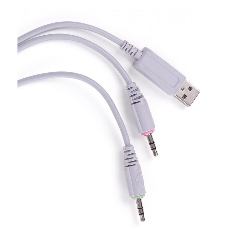 Навушники Vinga WereWolf White Gaming (WereWolf White)