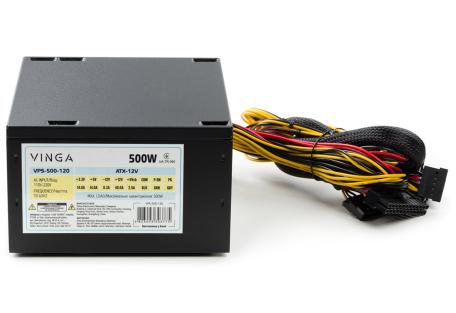 Блок живлення Vinga 500W ОЕМ (VPS-500-120)
