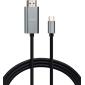 Кабель мультимедійний USB-C to HDMI M 1.5m V1.4 4K30Hz Vinga (VCPVCCH1415)