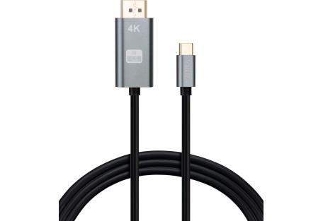 Кабель мультимедійний USB-C to DisplayPort M 1.5m v1.2 4K60Hz Vinga (VCPVCCD1215)