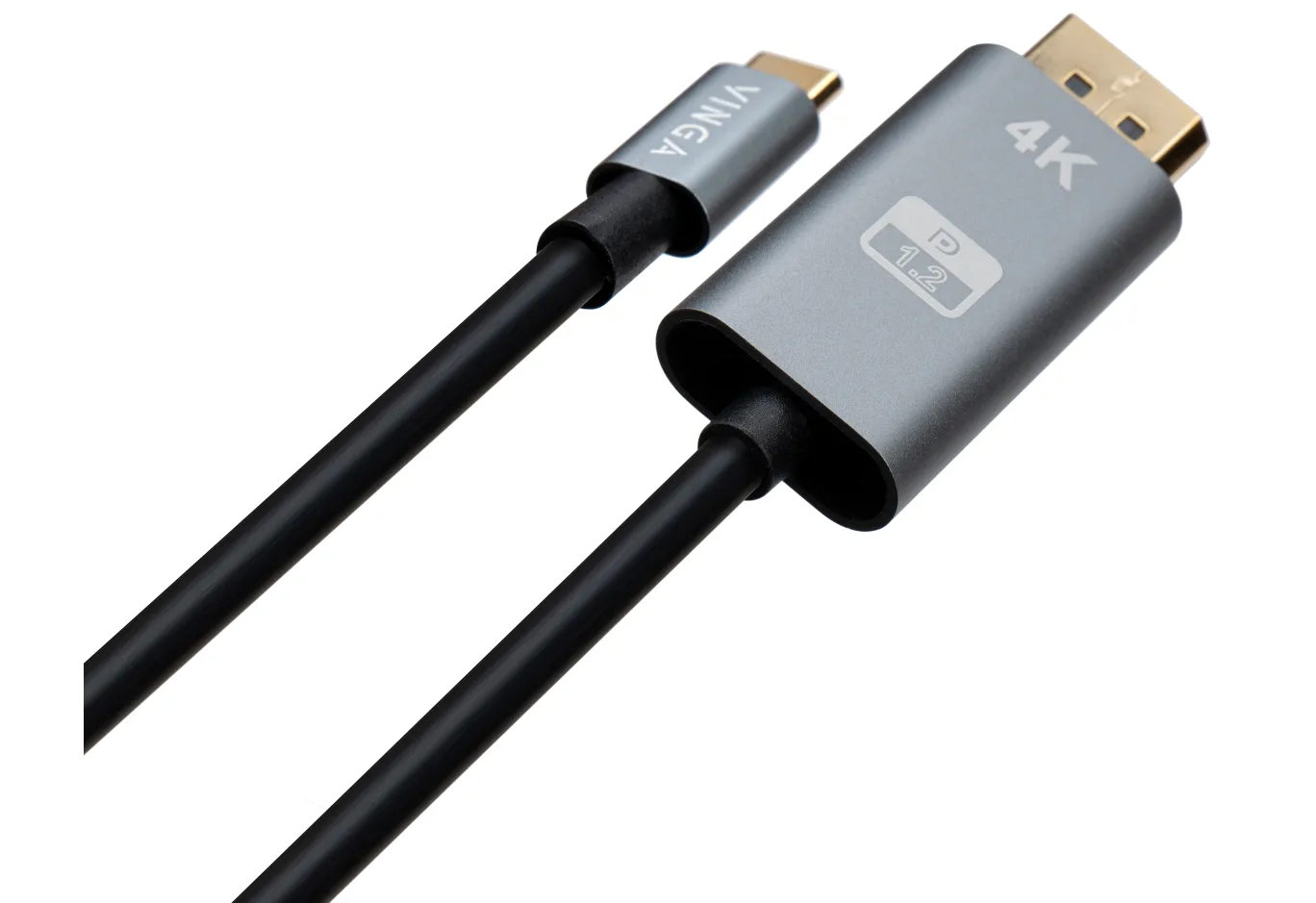 Кабель мультимедійний USB-C to DisplayPort M 1.5m v1.2 4K60Hz Vinga (VCPVCCD1215)