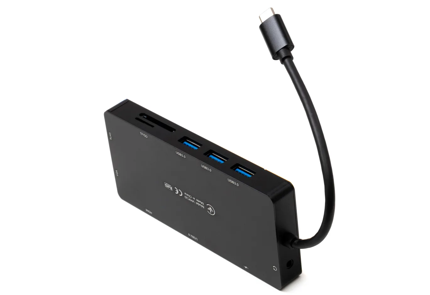 Hub Vinga USB-C 3.1 to VGA+HDMI+RJ45+3xUSB3.0+USB2.0+SD/TF+PD100W+Audio (VHYC10)