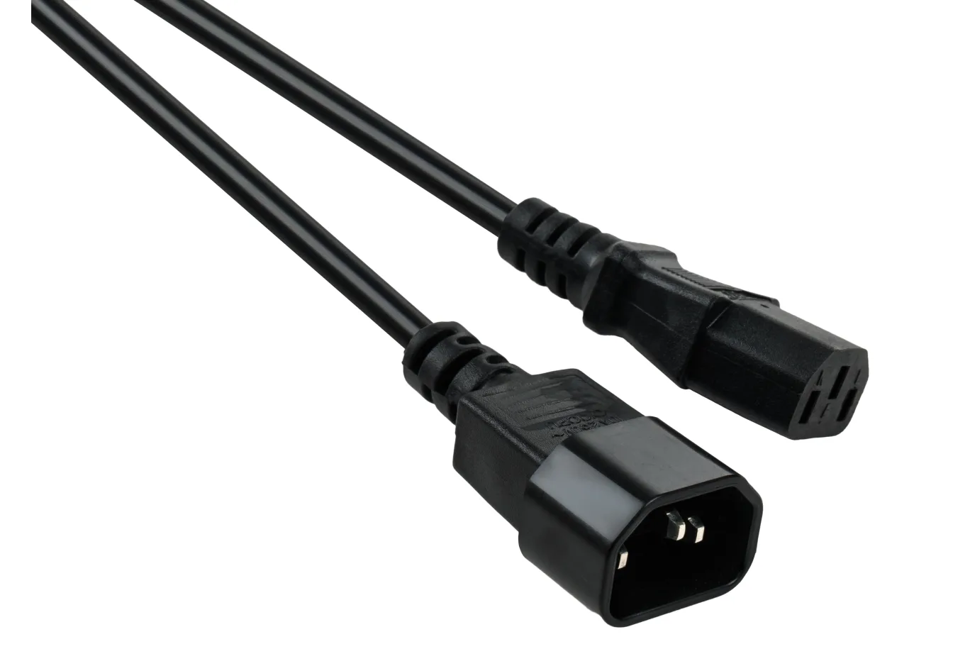 Power cable C13 to C14 1.8m 0.5mm2 copper Vinga (VCPP5C13141.8BK)