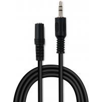 Кабель мультимедійний 3.5mm M to 3.5mm F 1.8 m Vinga (VCPDCJ35MF1.8BK)