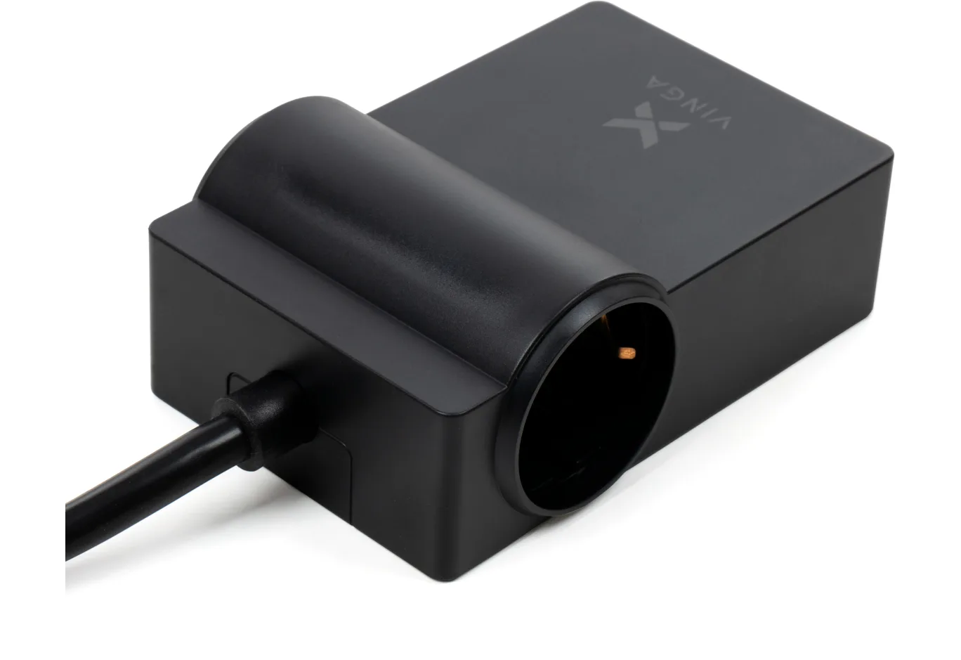 Charger Vinga 65W PD/QC 2xUSB-C+2xUSB-A+2xSchukoF 1.5m CEE7/7 (VCHG2OAC65)