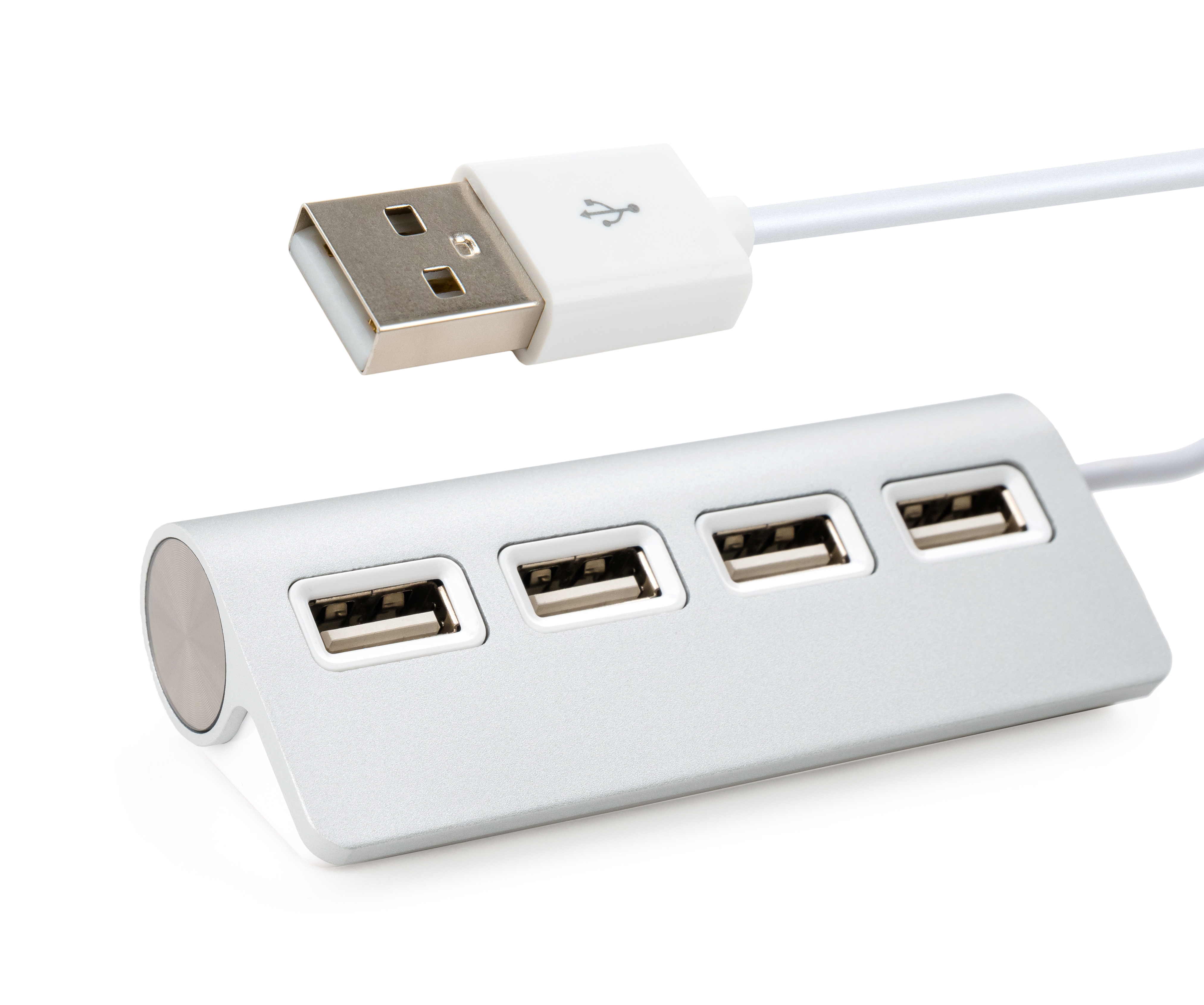 Hub Vinga USB 2.0 to 4*USB2.0 metal (VCPH2USB4)