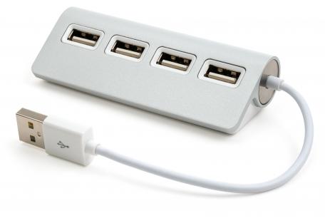 Концентратор Vinga USB 2.0 to 4*USB2.0 metal (VCPH2USB4)