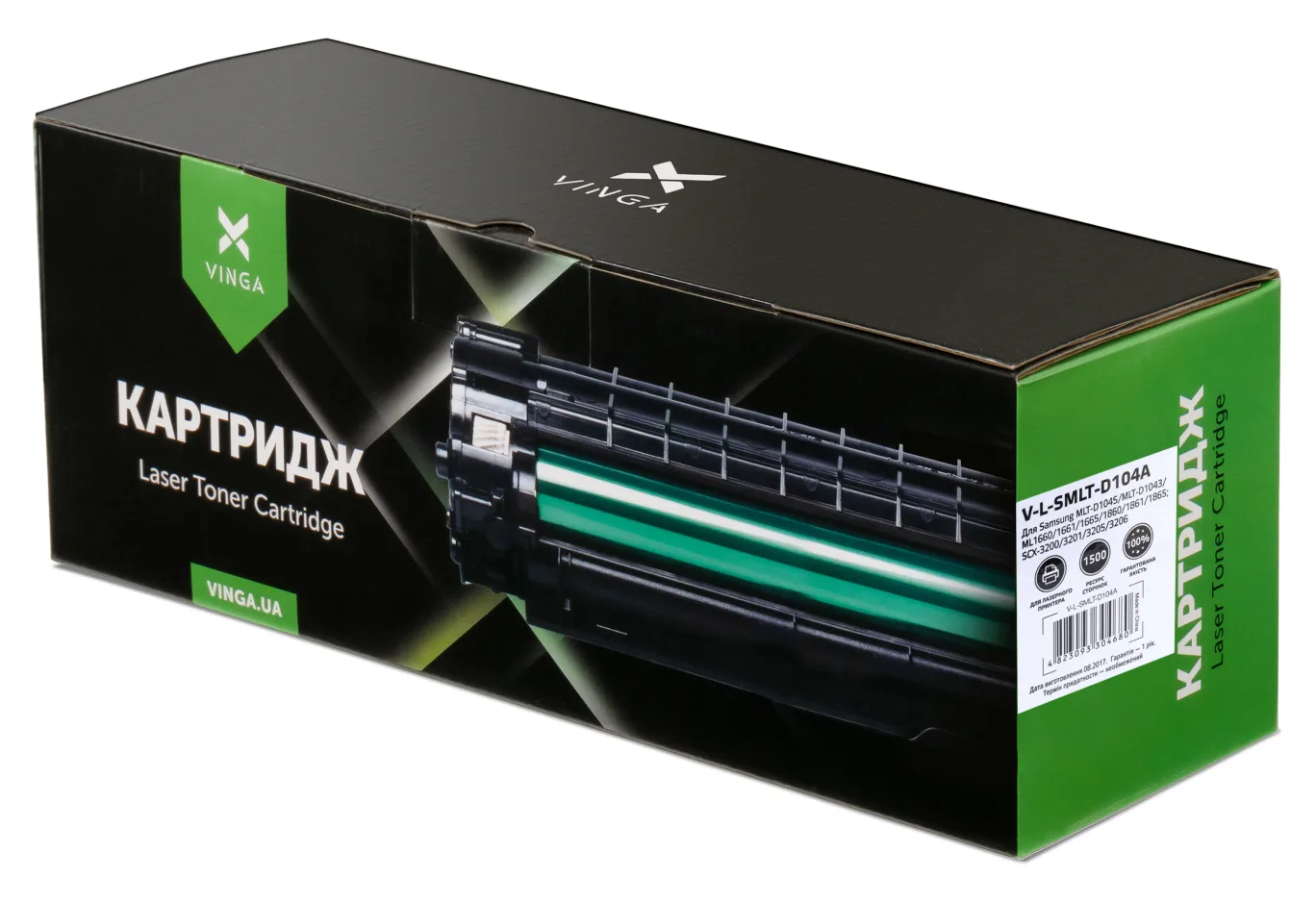 Картридж Vinga Samsung ML-1660/SCX-3200, MLT-D104S/MLT-D1043 (V-L-SMLT-D104A)