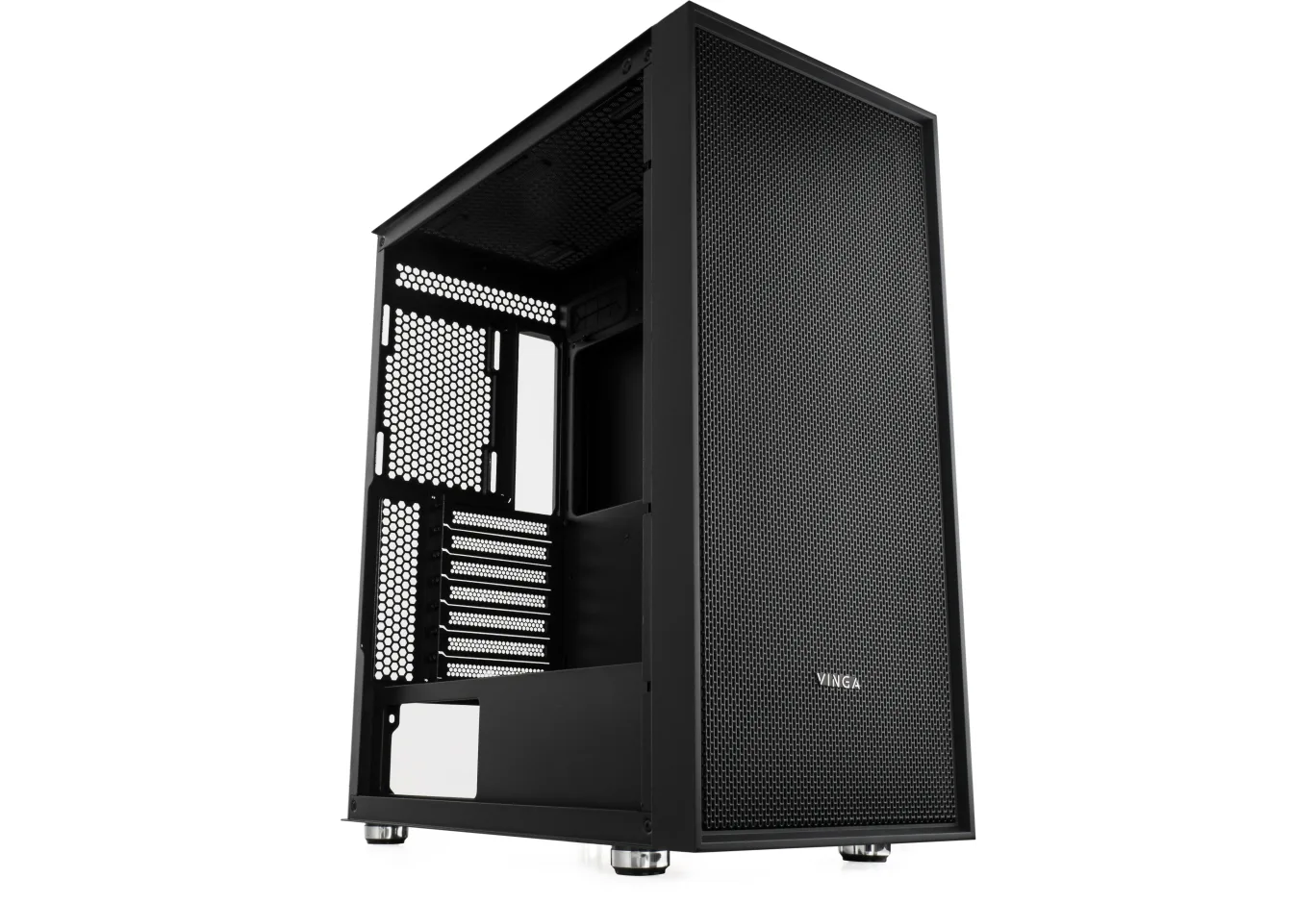 Корпус для ПК Vinga Pillar Black