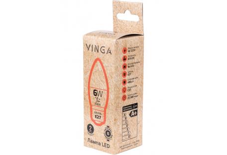 Лампочка Vinga VL-C37E27-63L