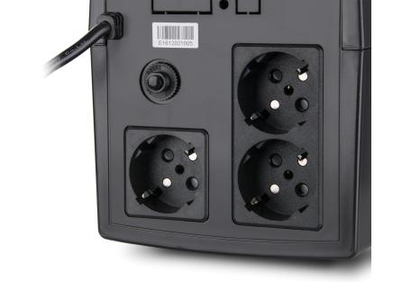 Пристрій безперебійного живлення Vinga LED 1500VA plastic case (VPE-1500P)