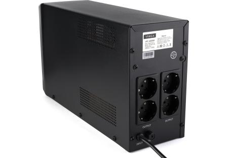 Пристрій безперебійного живлення Vinga LCD 2000VA metall case (VPC-2000M)