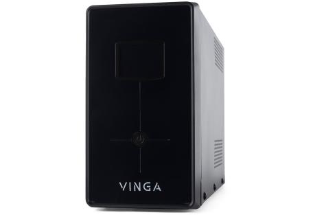 Пристрій безперебійного живлення Vinga LCD 2000VA metall case (VPC-2000M)