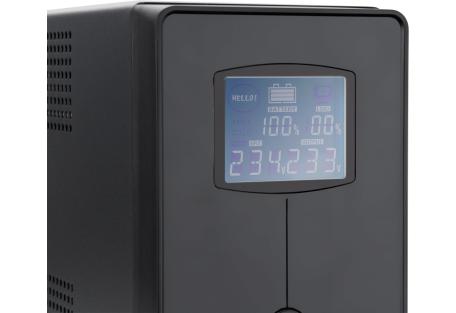 Пристрій безперебійного живлення Vinga LCD 2000VA metall case (VPC-2000M)