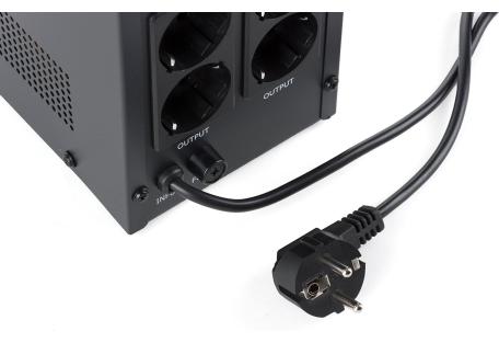 Пристрій безперебійного живлення Vinga LED 2000VA metall case (VPE-2000M)