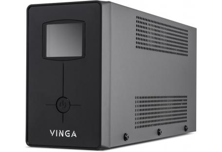 Пристрій безперебійного живлення Vinga LCD 1200VA metal case (VPC-1200M)