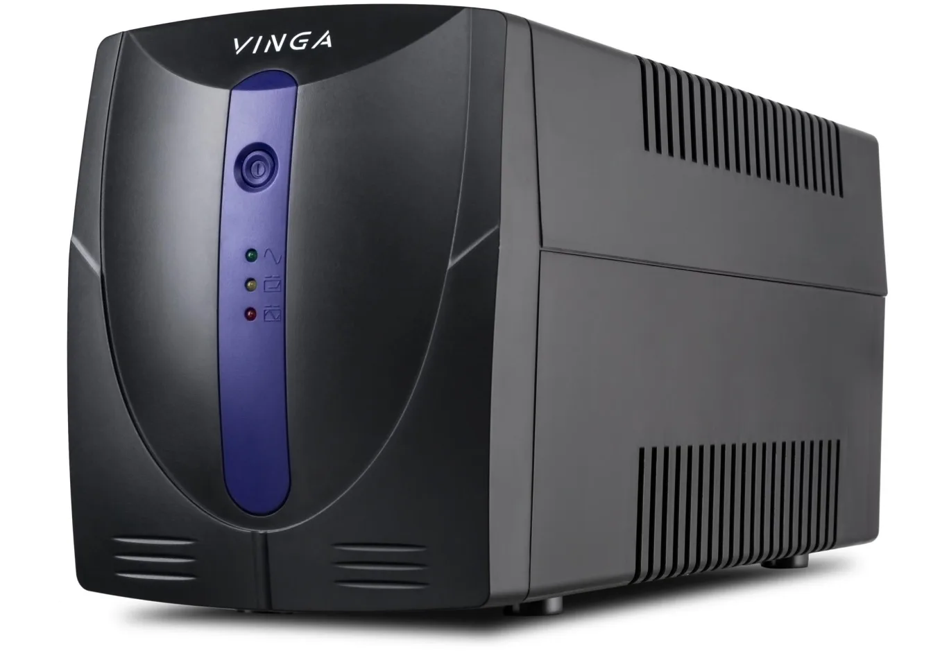 Uninterruptible Power Supply Vinga LED 600VA plastic case with USB (VPE-600PU)