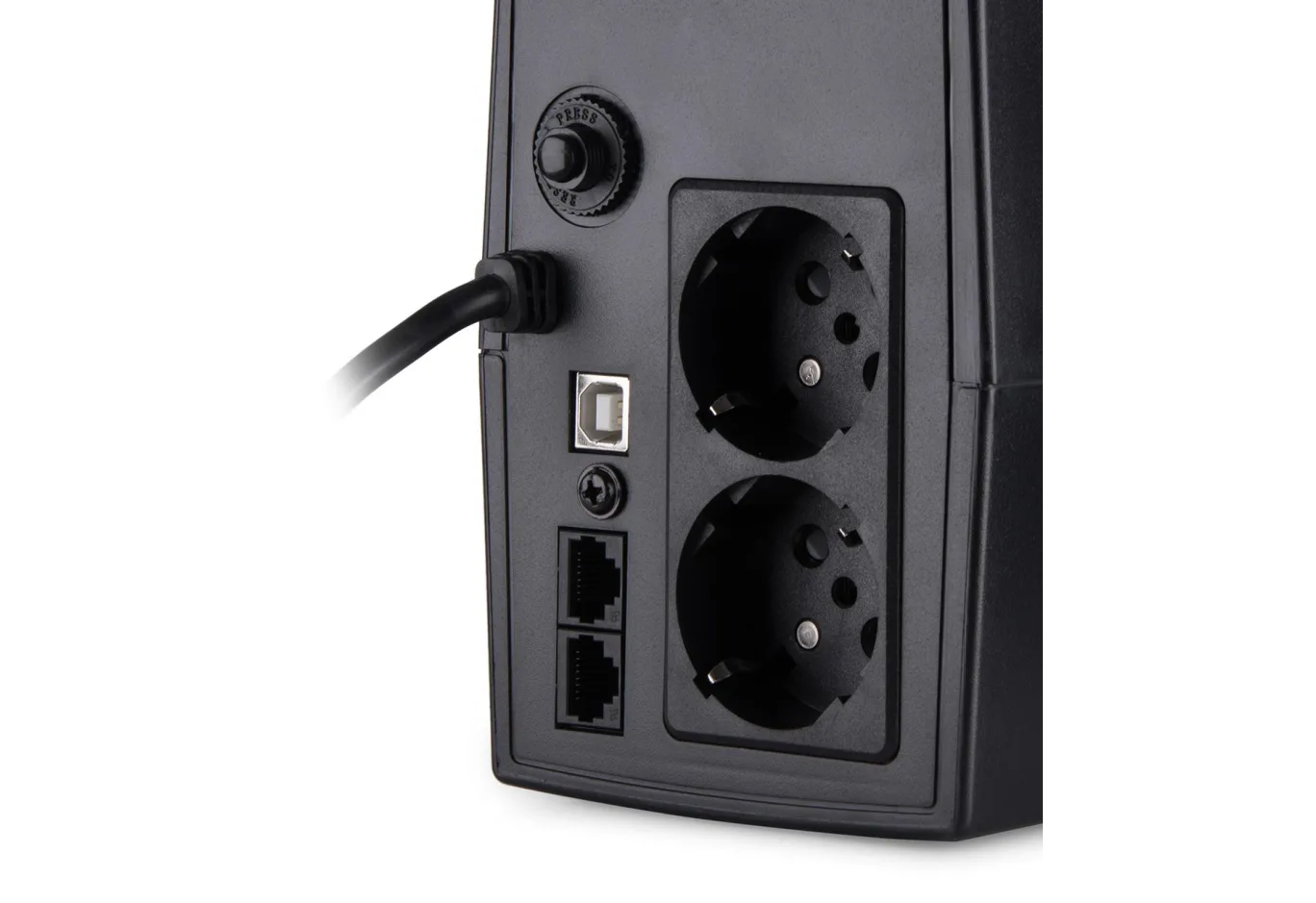 Uninterruptible Power Supply Vinga LED 600VA plastic case with USB (VPE-600PU)